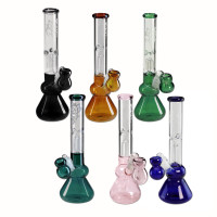 Black Leaf Fly bong hielo percolador 4 brazos Black Leaf Fly bong hielo percolador 4 brazos