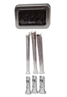 'BL' 3 Boquillas enrollar de Cristal de 6/7/8mm 'BL' 3 Boquillas enrollar de Cristal de 6/7/8mm