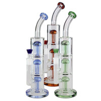 Black Leaf Bong con 3x 8 Brazos Perco de Arbol Black Leaf Bong con 3x 8 Brazos Perco de Arbol