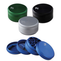 Black Leaf Grinder de Aluminio 4 pza  Black Leaf Grinder de Aluminio 4 pza