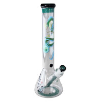 Black Leaf Beaker Bong QINGLONG Black Leaf Beaker Bong QINGLONG